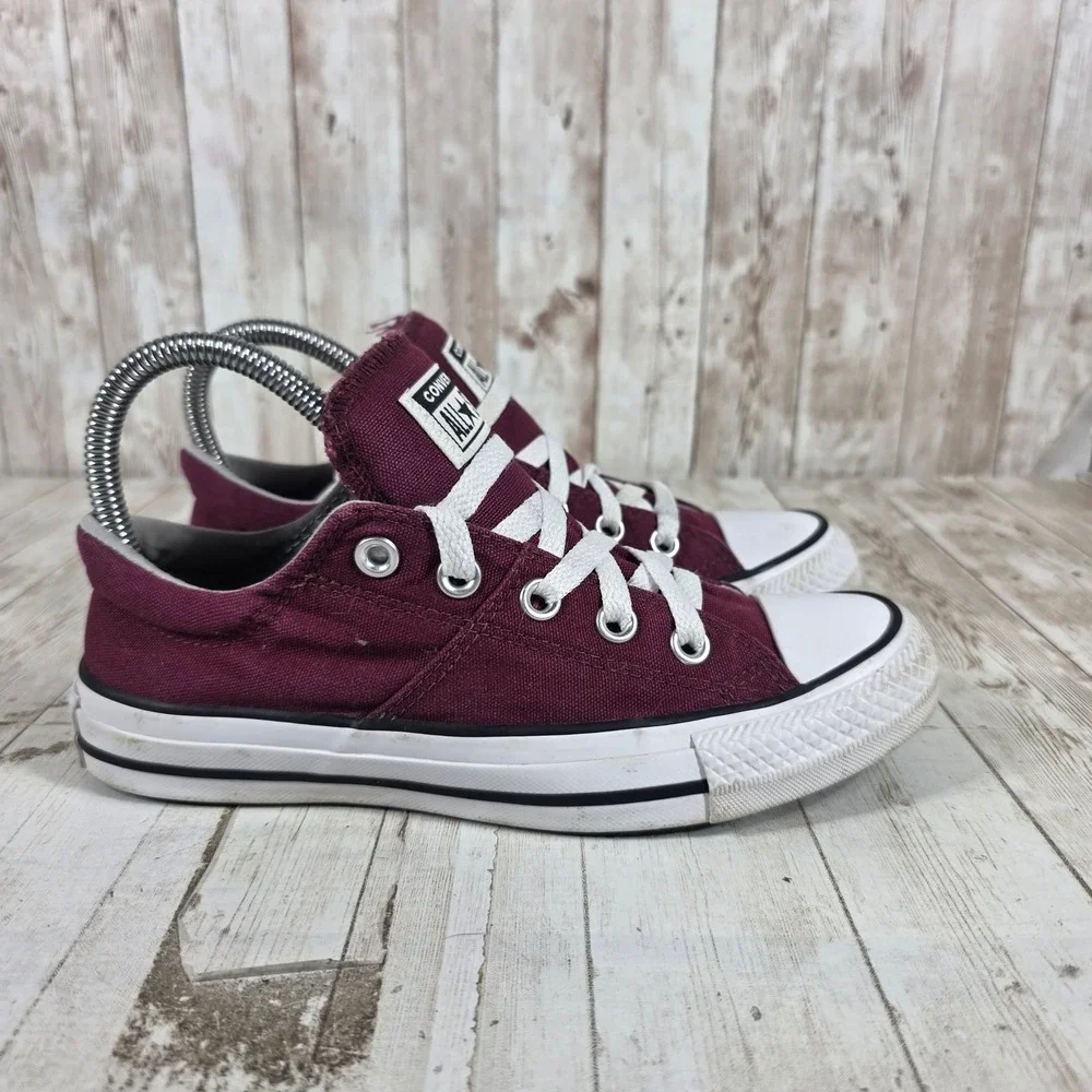 Converse Chuck Taylor All Star Madison Maroon Burgundy‎ Low Top Sneakers 558994F